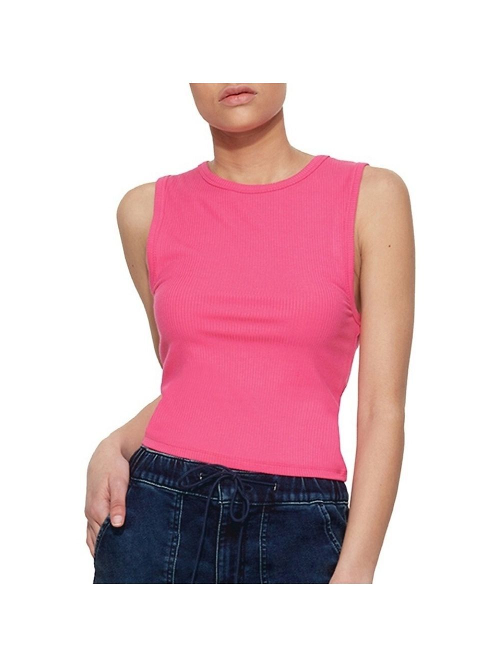 Bright Pink sleeveless Tank Top Size 6 🆕
